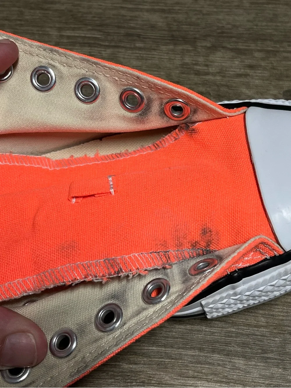 Converse Chuck Taylor All-Star Low Top - 155736F Hyper Orange - Men 6/Women 8 - Picture 11 of 15